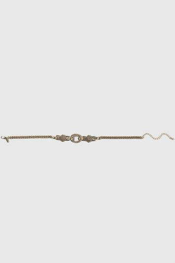 Topshop Rope Link Choker Necklace