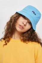 Topshop Blue Baxter Bucket Hat By Fila