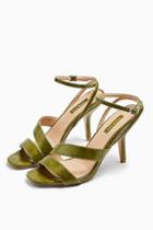 Topshop Nero Mid Heel Sandals