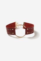 Topshop Studded Ring Choker Necklace
