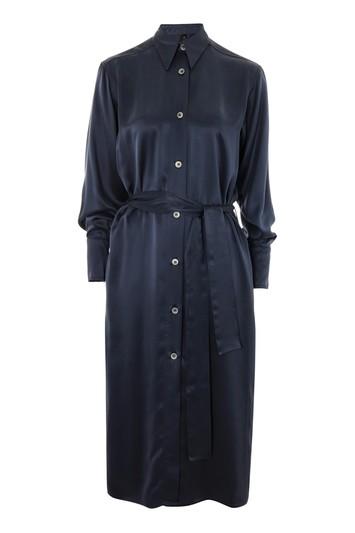 Topshop Silk Shirt Dress