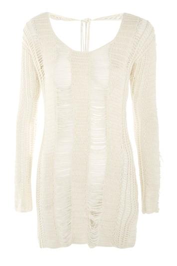 Topshop *zanti Laddered Beach Dress By Flook
