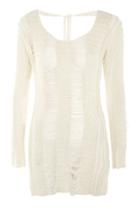 Topshop *zanti Laddered Beach Dress By Flook
