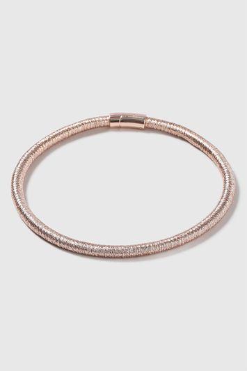 Topshop Metallic Thread Necklace