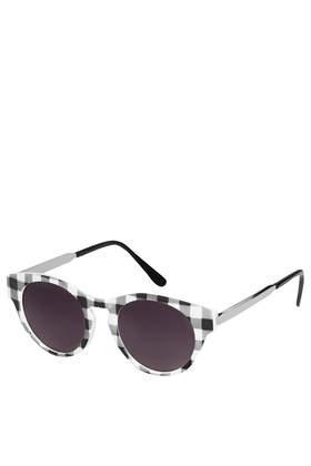 Topshop Warren Check Sunglasses