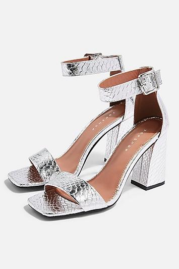 Topshop Suki Black Heel Sandals