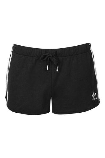 Topshop Slim Striped Shorts By Adidas Originals