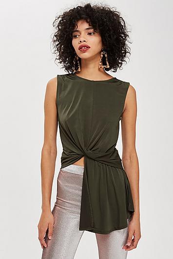 Topshop Twist Asymmetric Top