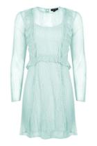 Topshop Dobby Lace Skater Dress