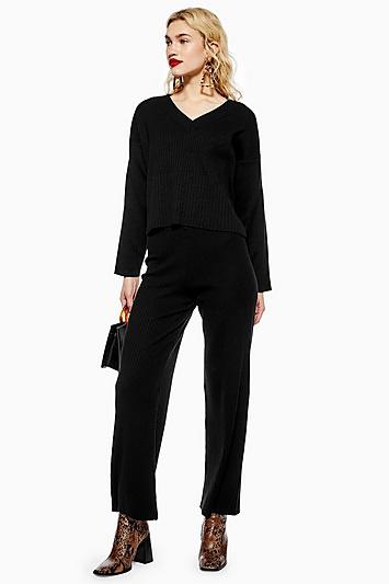 Topshop Ribbed Trousers