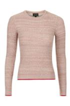 Topshop Twist Detailed Marl Top