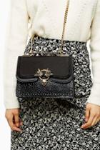 Topshop Double Panther Cross Body Bag