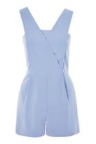 Topshop Structured Pinafore Playsuit