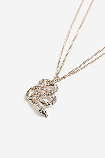 Topshop *snake Pendant