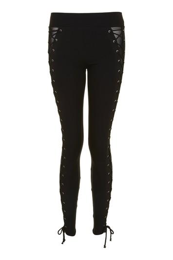 Topshop Lace Up Leggings