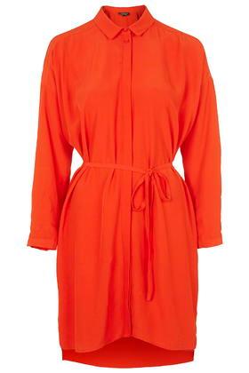 Topshop Belted Shirt Dress