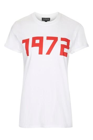 Topshop Tall 1972 Slogan T-shirt