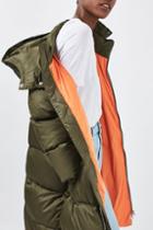 Topshop The Glow Worm Puffer Jacket By Boutique