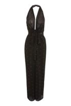 Topshop Crystal Halter Neck Jumpsuit