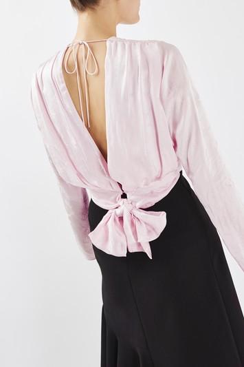 Topshop 80's Overlay Showstopper Blouse By Boutique