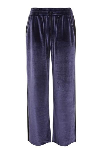 Topshop Velvet And Lace Trousers