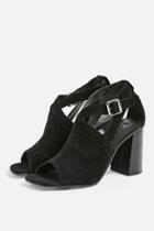 Topshop Narnia Black Block Heels