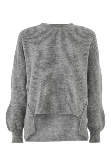 Topshop Petite Mohair Crew Sweater