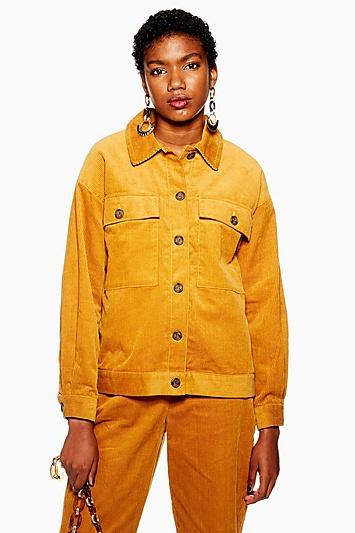 Topshop *corduroy Jacket By Native Youth