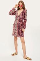 Topshop Floral Smock Dress By Band Of Gypsies
