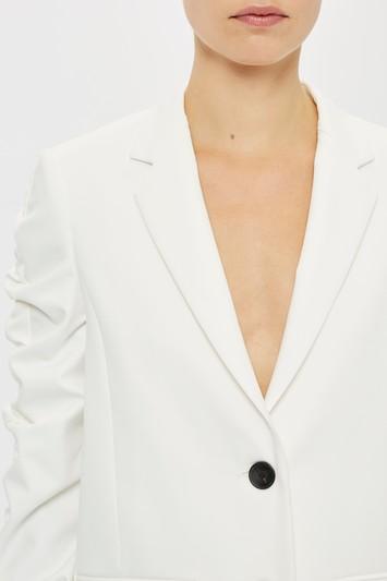 Topshop *culpepper Ruched Blazer By Unique