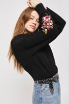 Topshop New Stitchy Patch Jumper