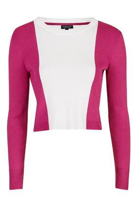 Topshop Vertical Stripe Crop