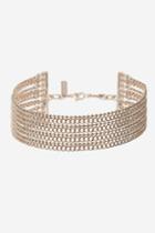 Topshop Multi-row Chain Choker Necklace