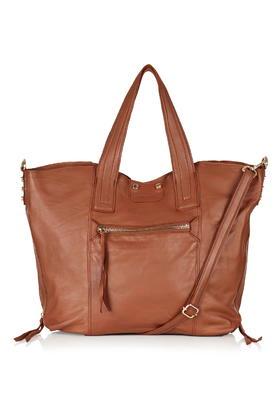 Topshop Casual Leather Tote Bag