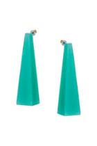 Topshop Triangle Cube Earrings