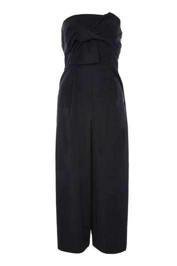 Topshop Poplin Tie Front Jumpsuit