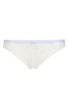Topshop Floral Geo Lace Brazillian Knickers