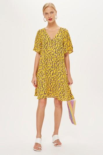 Topshop Lace Tea Dress By Yas