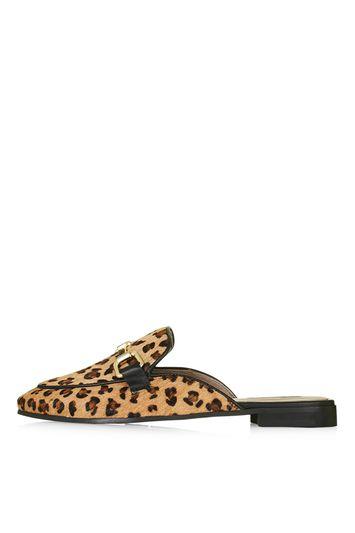 Topshop Kendall Leather Buckle Loafer