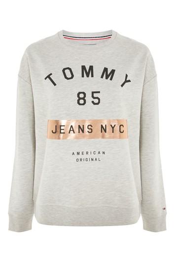 Topshop Graphic Sweatshirt By Tommy Jeans