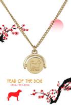 Topshop Year Of The Dog Ditsy Necklace