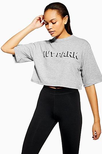 Shadow Logo Crop T-shirt By Ivy Park