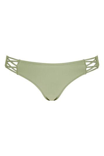 Topshop Cross Side Bikini Bottoms