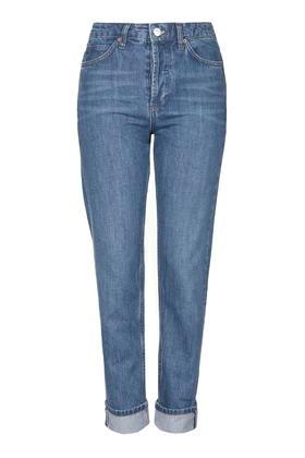 Topshop Moto Premium Selvedge Girlfriend Jeans