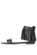 Topshop Hang Loose Fringe Sandals