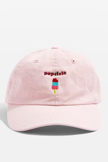 Topshop Popsicle Washed Embroidered Cap