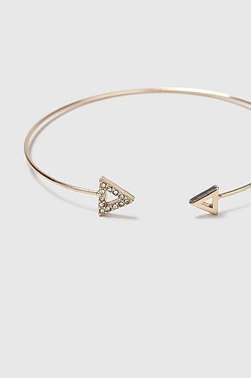 Topshop *fine Gold Look Bangle
