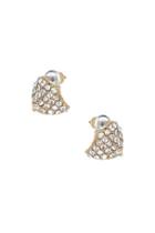 Topshop Gold Plated Wrap Around Studs