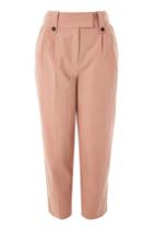 Topshop Button Tab Cropped Trousers
