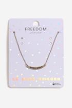 Topshop 'be More Unicorn' Ditsy Necklace